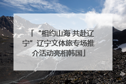 “相约山海 共赴辽宁”辽宁文体旅专场推介活动亮相韩国