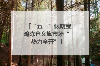 “五一”假期宝鸡陈仓文旅市场“热力全开”