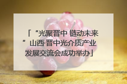 “光聚晋中 链动未来”山西·晋中光介质产业发展交流会成功举办