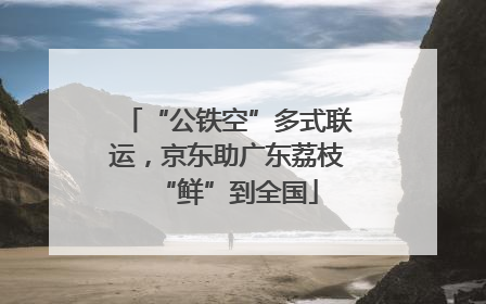 “公铁空”多式联运，京东助广东荔枝“鲜”到全国