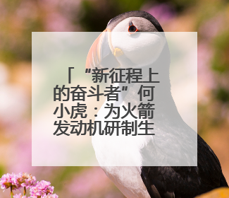 “新征程上的奋斗者”何小虎：为火箭发动机研制生产破难题
