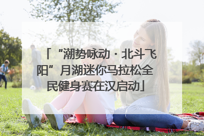 “潮势咏动・北斗飞阳”月湖迷你马拉松全民健身赛在汉启动