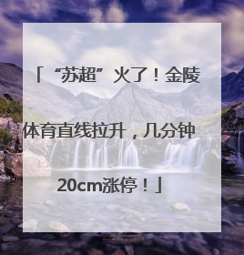 “苏超”火了！金陵体育直线拉升，几分钟20cm涨停！