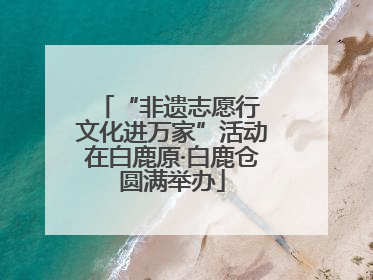 “非遗志愿行 文化进万家”活动在白鹿原·白鹿仓圆满举办