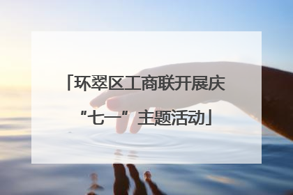 环翠区工商联开展庆“七一”主题活动