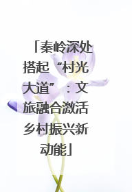 秦岭深处搭起“村光大道”：文旅融合激活乡村振兴新动能