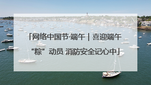 网络中国节·端午｜喜迎端午“粽”动员 消防安全记心中