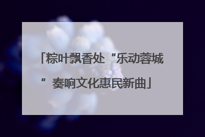 粽叶飘香处“乐动蓉城”奏响文化惠民新曲