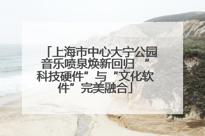 上海市中心大宁公园音乐喷泉焕新回归 “科技硬件”与“文化软件”完美融合
