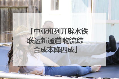 中亚班列开辟水铁联运新通道 物流综合成本降四成