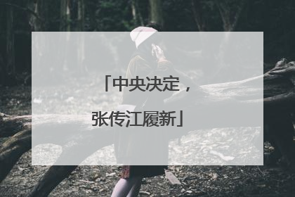 中央决定，张传江履新