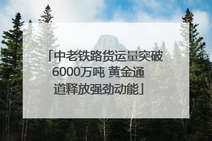 中老铁路货运量突破6000万吨 黄金通道释放强劲动能