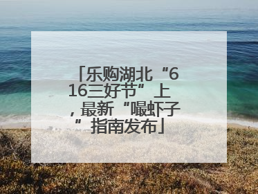 乐购湖北“616三好节”上，最新“嘬虾子”指南发布