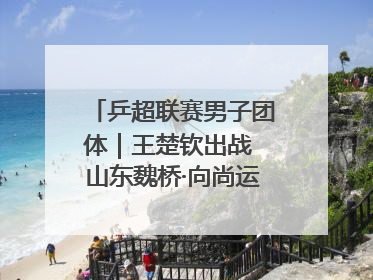 乒超联赛男子团体｜王楚钦出战 山东魏桥·向尚运动胜四川丰谷
