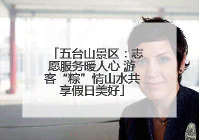 五台山景区：志愿服务暖人心 游客“粽”情山水共享假日美好