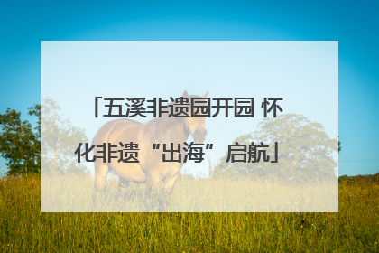 五溪非遗园开园 怀化非遗“出海”启航