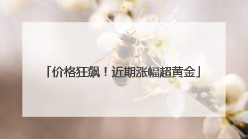 价格狂飙！近期涨幅超黄金