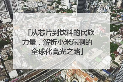 从芯片到饮料的民族力量，解析小米东鹏的全球化高光之路