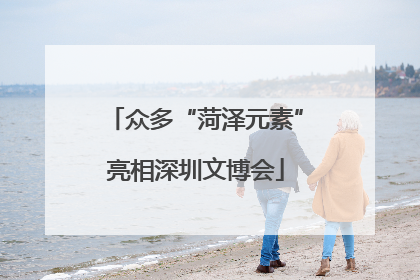 众多“菏泽元素”亮相深圳文博会