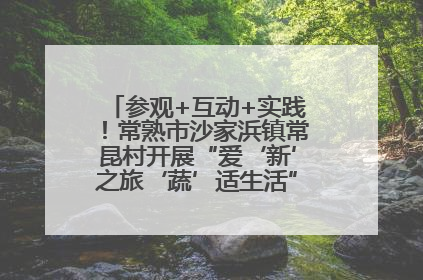 参观+互动+实践！常熟市沙家浜镇常昆村开展“爱‘新’之旅‘蔬’适生活”参观学习活动
