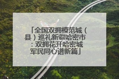全国双拥模范城（县）巡礼新疆哈密市：双拥花开哈密城 军民同心谱新篇