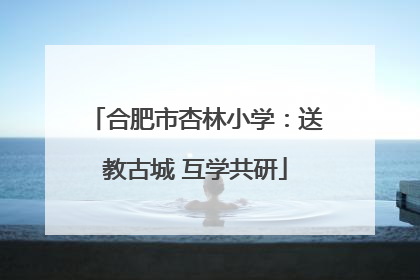 合肥市杏林小学：送教古城 互学共研