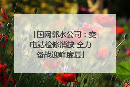 国网邻水公司：变电站检修消缺 全力备战迎峰度夏