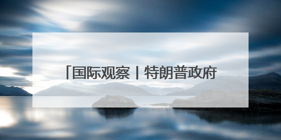 国际观察丨特朗普政府接受豪华赠机引发争议