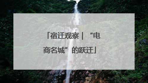 宿迁观察｜“电商名城”的跃迁