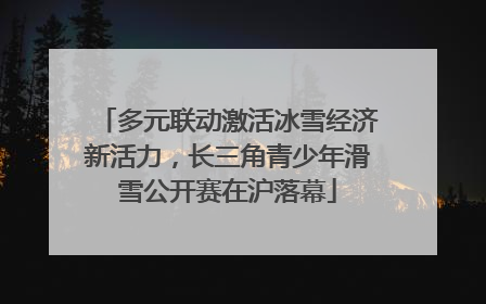 多元联动激活冰雪经济新活力，长三角青少年滑雪公开赛在沪落幕