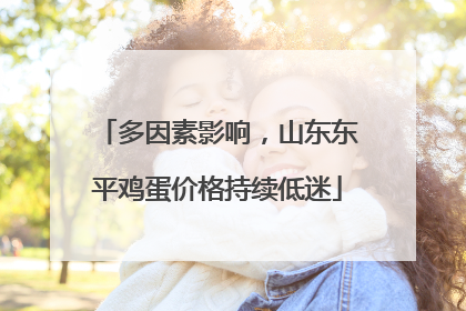 多因素影响，山东东平鸡蛋价格持续低迷