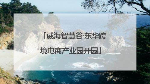 威海智慧谷·东华跨境电商产业园开园