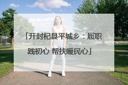 开封杞县平城乡：履职践初心 帮扶暖民心
