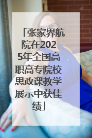 张家界航院在2025年全国高职高专院校思政课教学展示中获佳绩