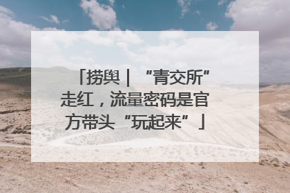 捞舆｜“青交所”走红，流量密码是官方带头“玩起来”
