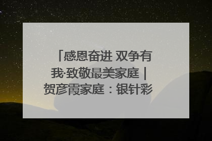 感恩奋进 双争有我·致敬最美家庭｜贺彦霞家庭：银针彩线绣出好日子