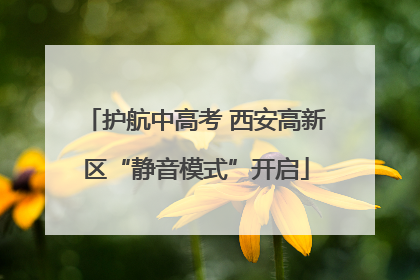 护航中高考 西安高新区“静音模式”开启