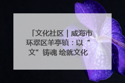 文化社区｜威海市环翠区羊亭镇：以“文”铸魂 绘就文化社区新画卷