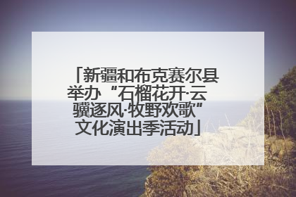 新疆和布克赛尔县举办“石榴花开·云骥逐风·牧野欢歌”文化演出季活动