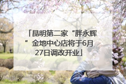 昆明第二家“胖永辉”金地中心店将于6月27日调改开业