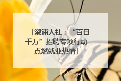 溆浦人社：“百日千万”招聘专项行动点燃就业热情