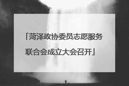 菏泽政协委员志愿服务联合会成立大会召开