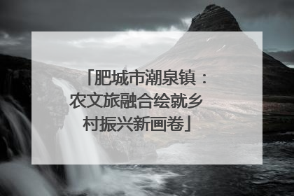 肥城市潮泉镇：农文旅融合绘就乡村振兴新画卷