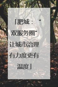 肥城：“双服务圈”让城市治理有力度更有温度