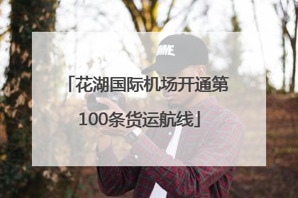花湖国际机场开通第100条货运航线