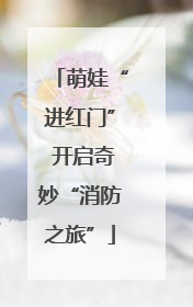 萌娃“进红门” 开启奇妙“消防之旅”