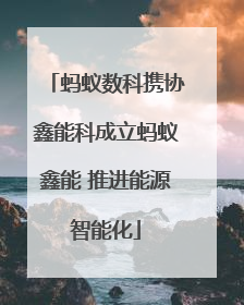 蚂蚁数科携协鑫能科成立蚂蚁鑫能 推进能源智能化