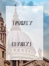 西瓜红了 日子甜了