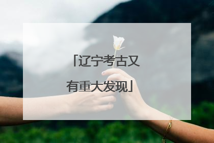 辽宁考古又有重大发现
