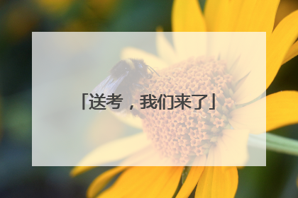 送考，我们来了